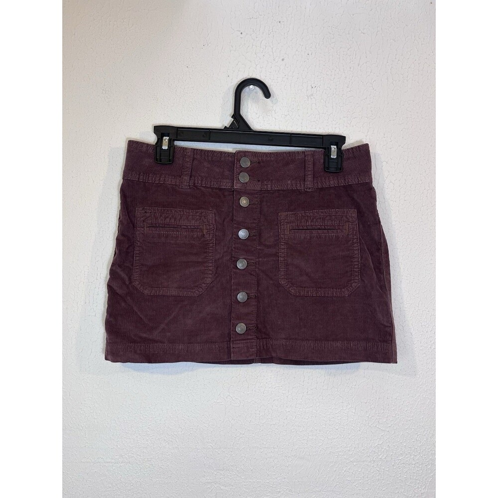 Free People We The Free Corduroy Mini Skirt Women Size 26 Cotton Spandex